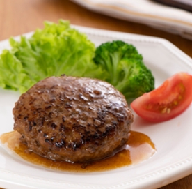 照り焼き風ハンバーグ(食物アレルギー配慮レシピ)