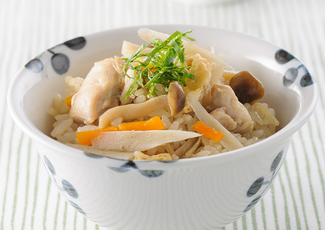 鶏五目炊き込みご飯