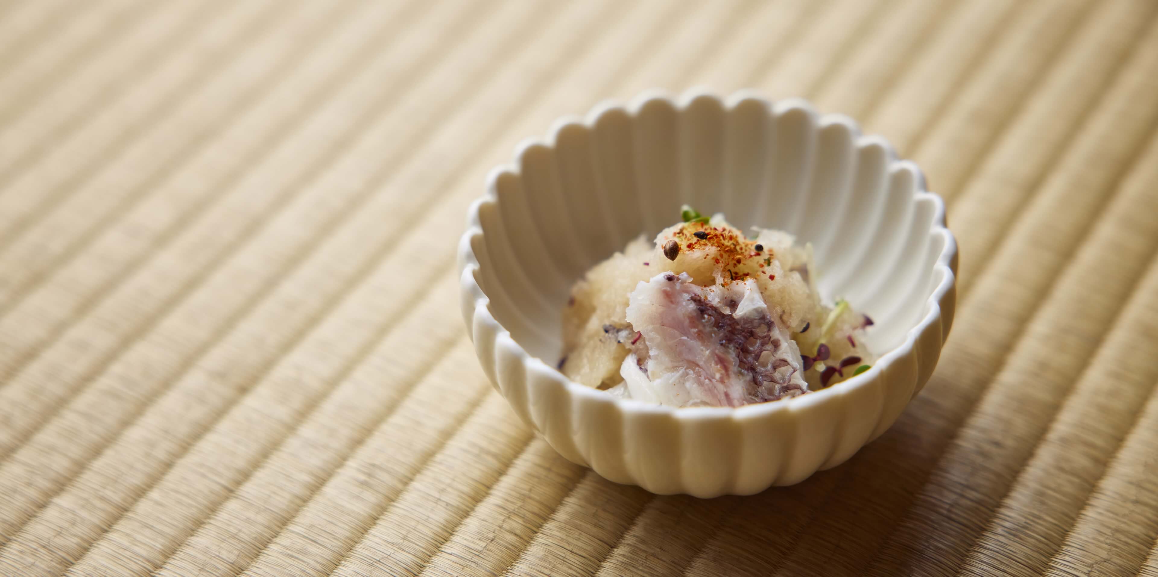 白身魚の江戸レッシングおろしあえ