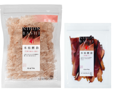 本枯鰹節 花削り 血合い抜き 20g・本枯鰹節 厚削り 30g