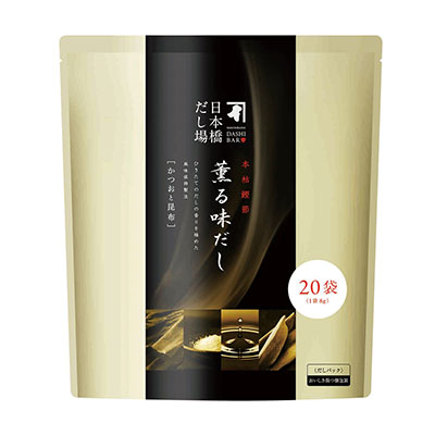 薫る味だし かつおと昆布20袋入の写真