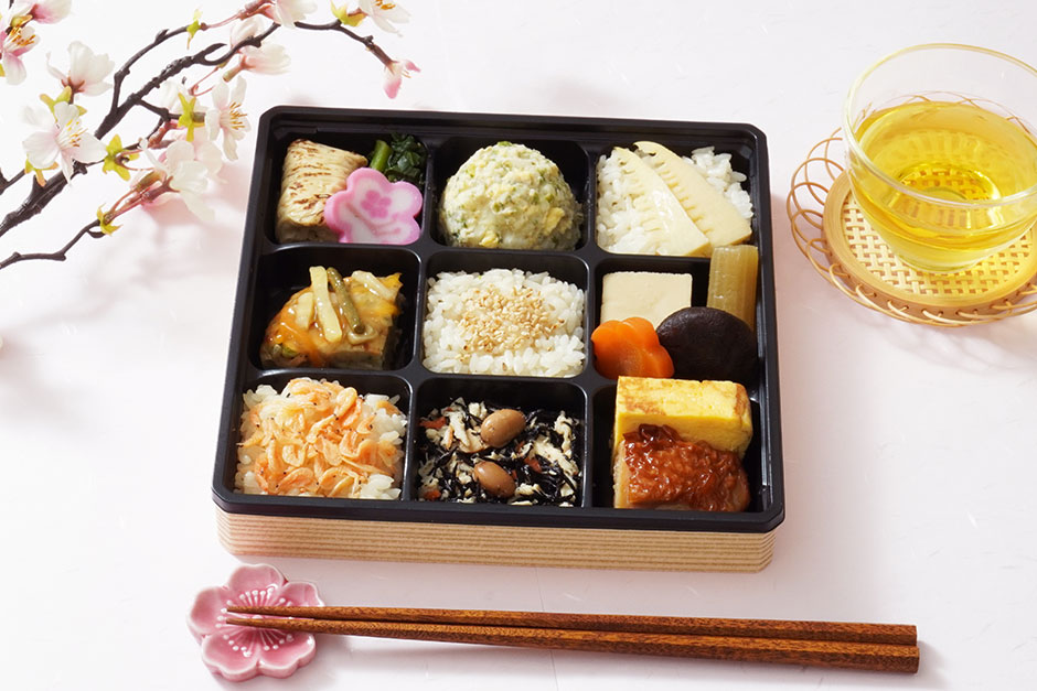 春の彩りだし弁当