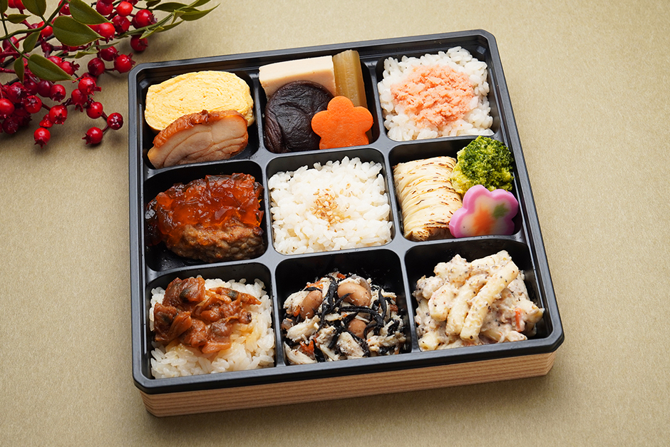 冬の彩りだし弁当