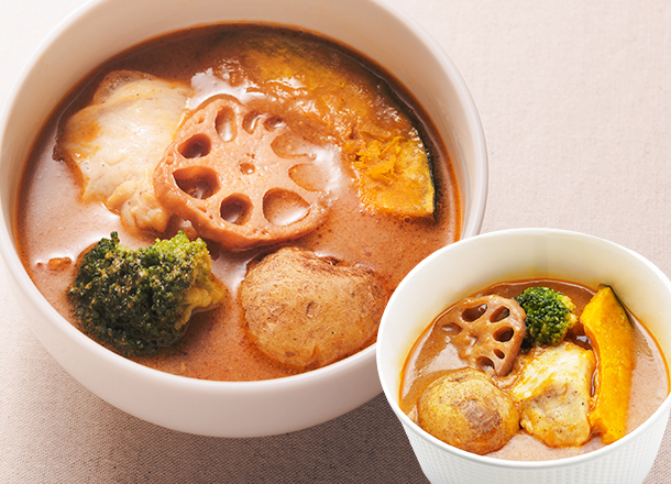 冬野菜のだしスープカレー