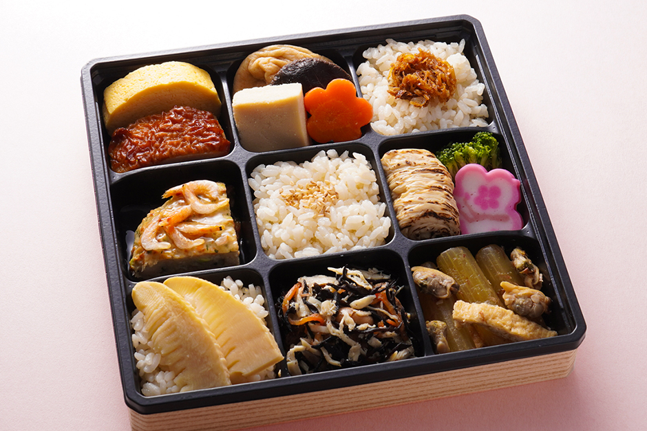 春の彩りだし弁当