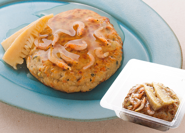 豆腐ハンバーグ～桜えびあんかけ～