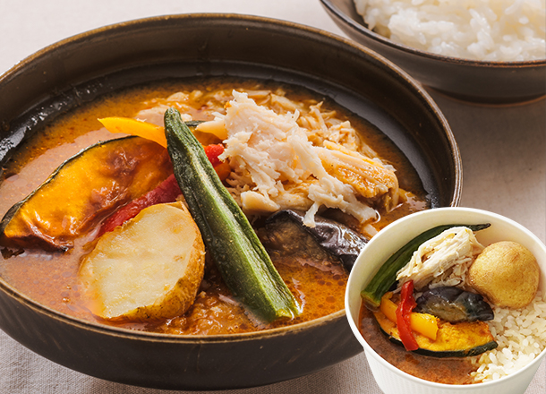 夏野菜のだしスープカレー