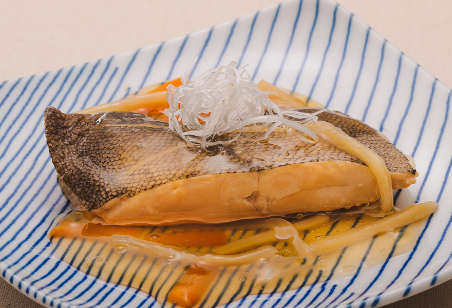 黄金鰈の黒酢あんかけ