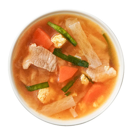 柚子胡椒風味のカルビスープ