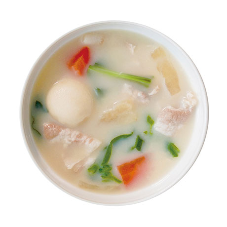 白味噌仕立て 豆乳豚汁