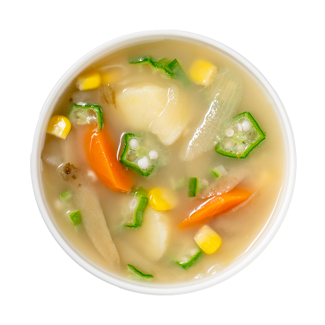 彩り野菜のお味噌汁