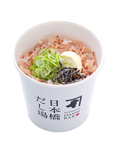 九条ねぎクリームチーズ塩昆布のせかつぶしめし