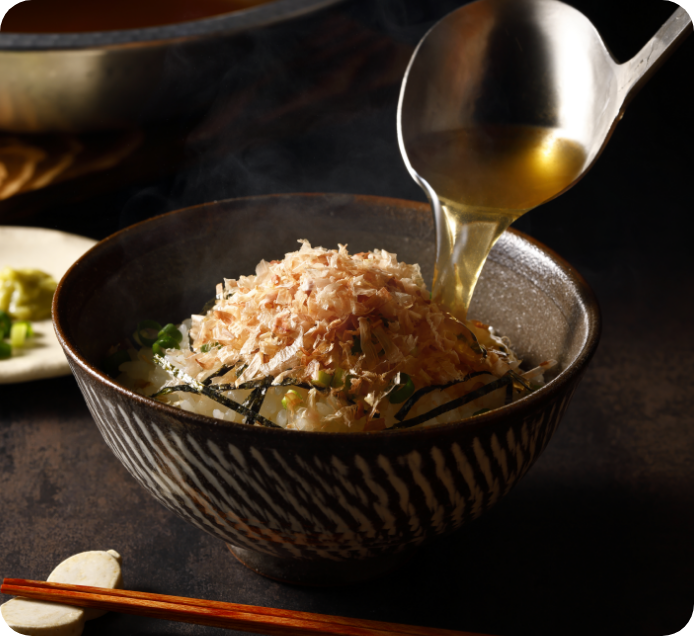 鍋の〆には「雑炊」