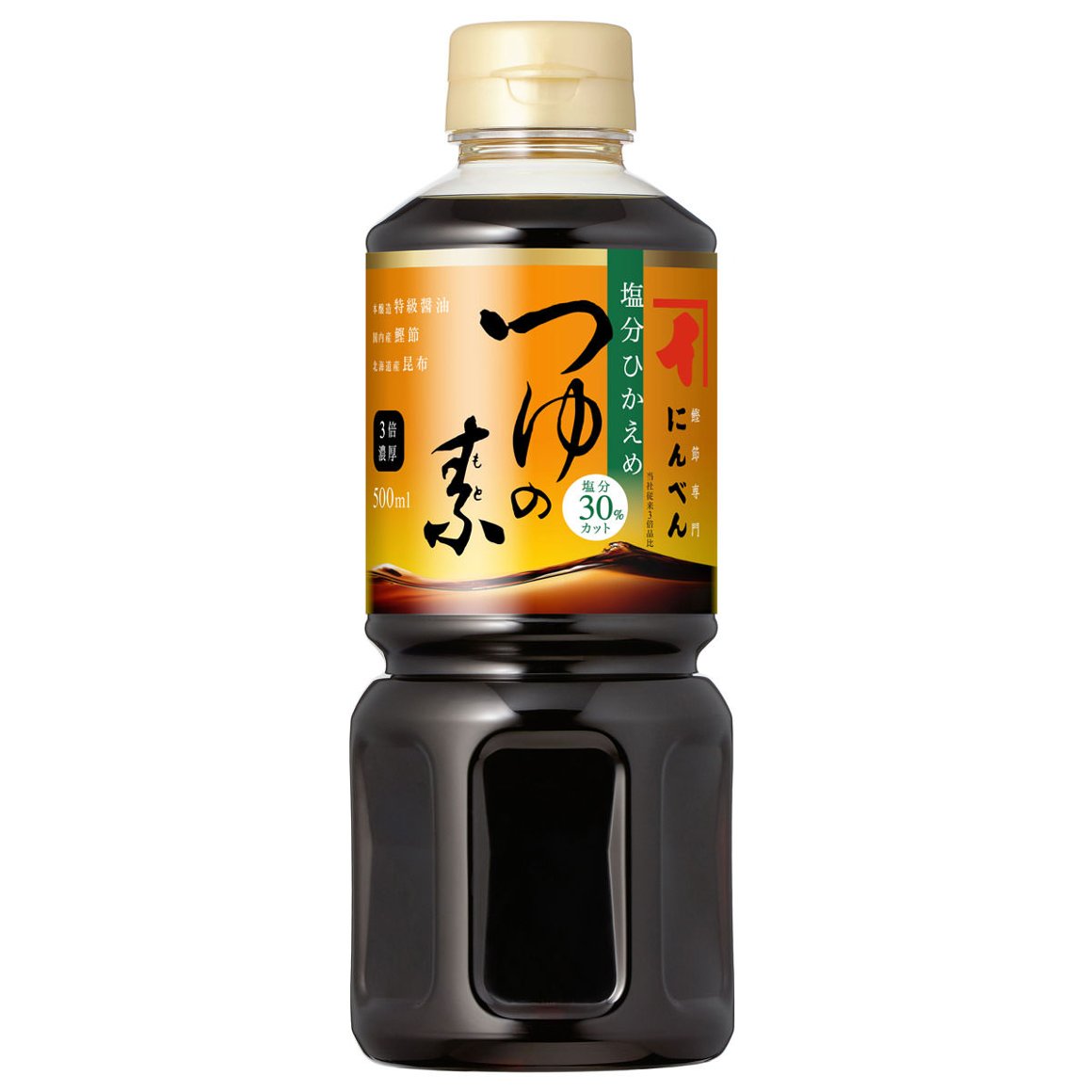 塩分ひかえめ つゆの素 500ml (3倍濃厚)