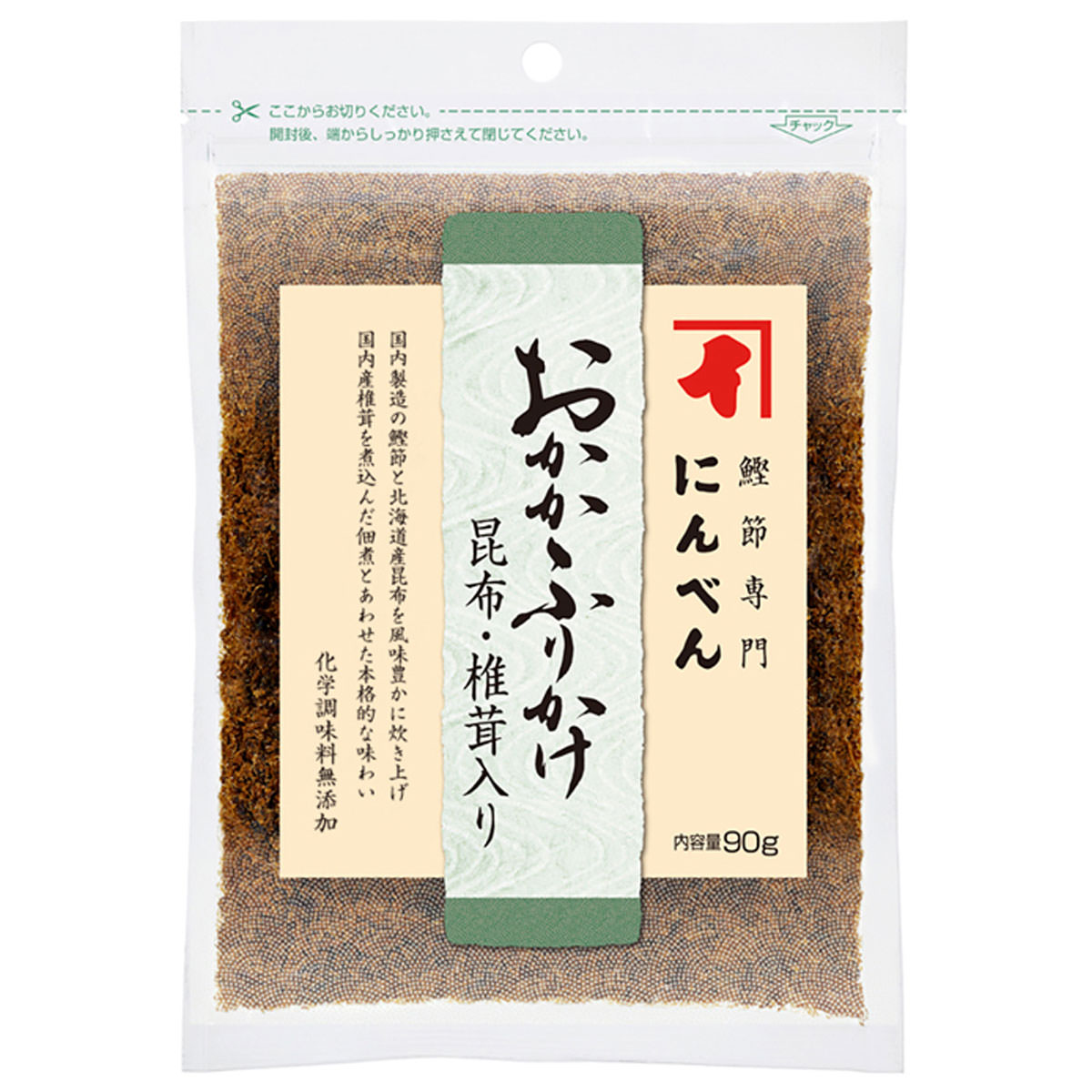 おかかふりかけ 昆布 椎茸入り 90g 商品情報 株式会社にんべん おかかふりかけ 昆布 椎茸入り 90g 商品情報 株式会社にんべん