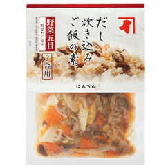 だし炊き込みご飯の素野菜五目(野菜だし風味)