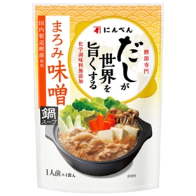 だしが世界を旨くする まろみ味噌　鍋スープ30ml×4袋