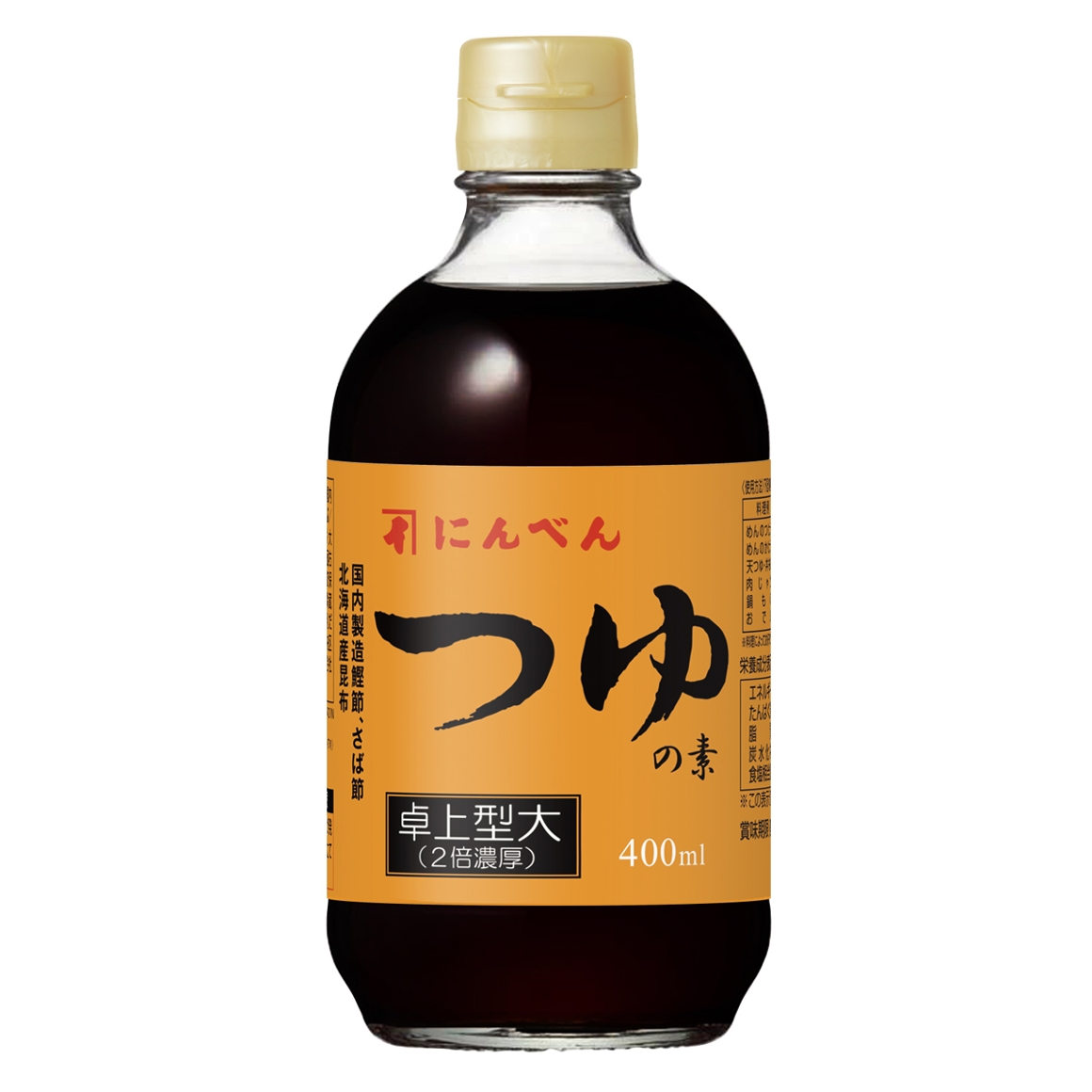 つゆの素卓上［東海地区向け］ 400ml（2倍濃厚）