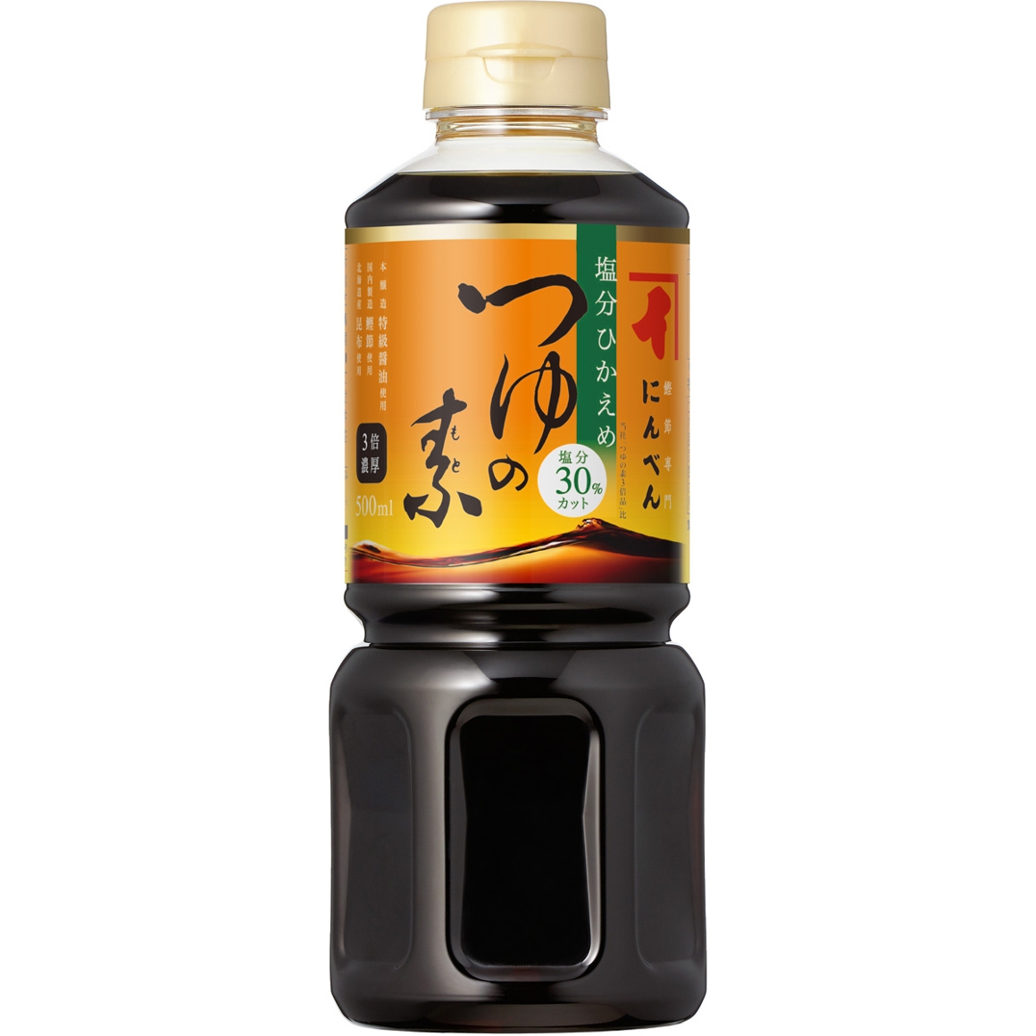 塩分ひかえめ つゆの素 500ml （3倍濃厚）