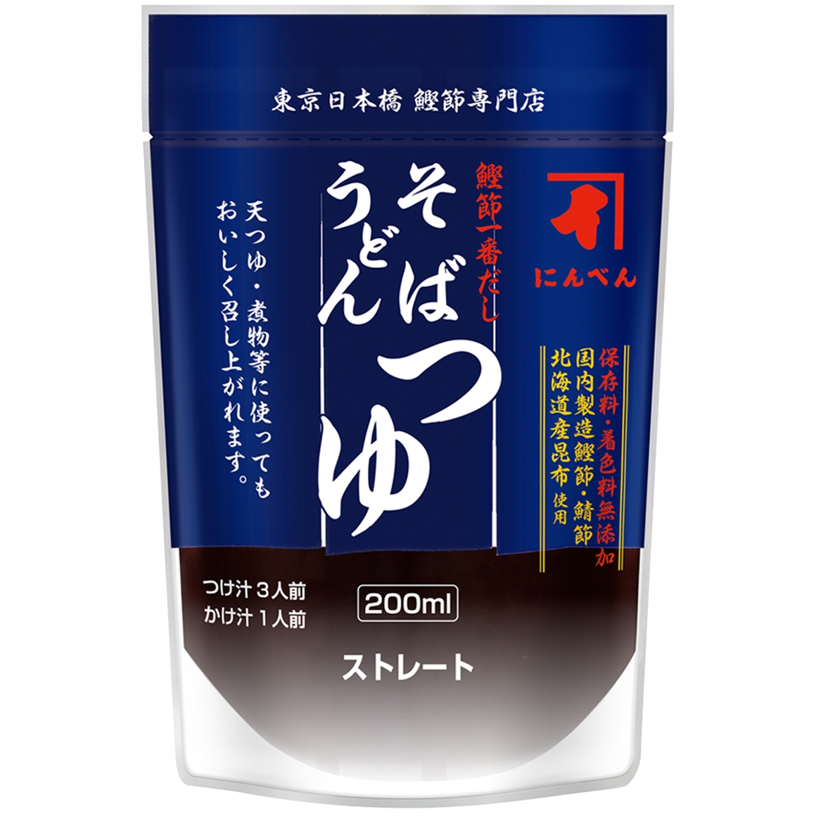 そばうどんつゆ200ml(ストレート)