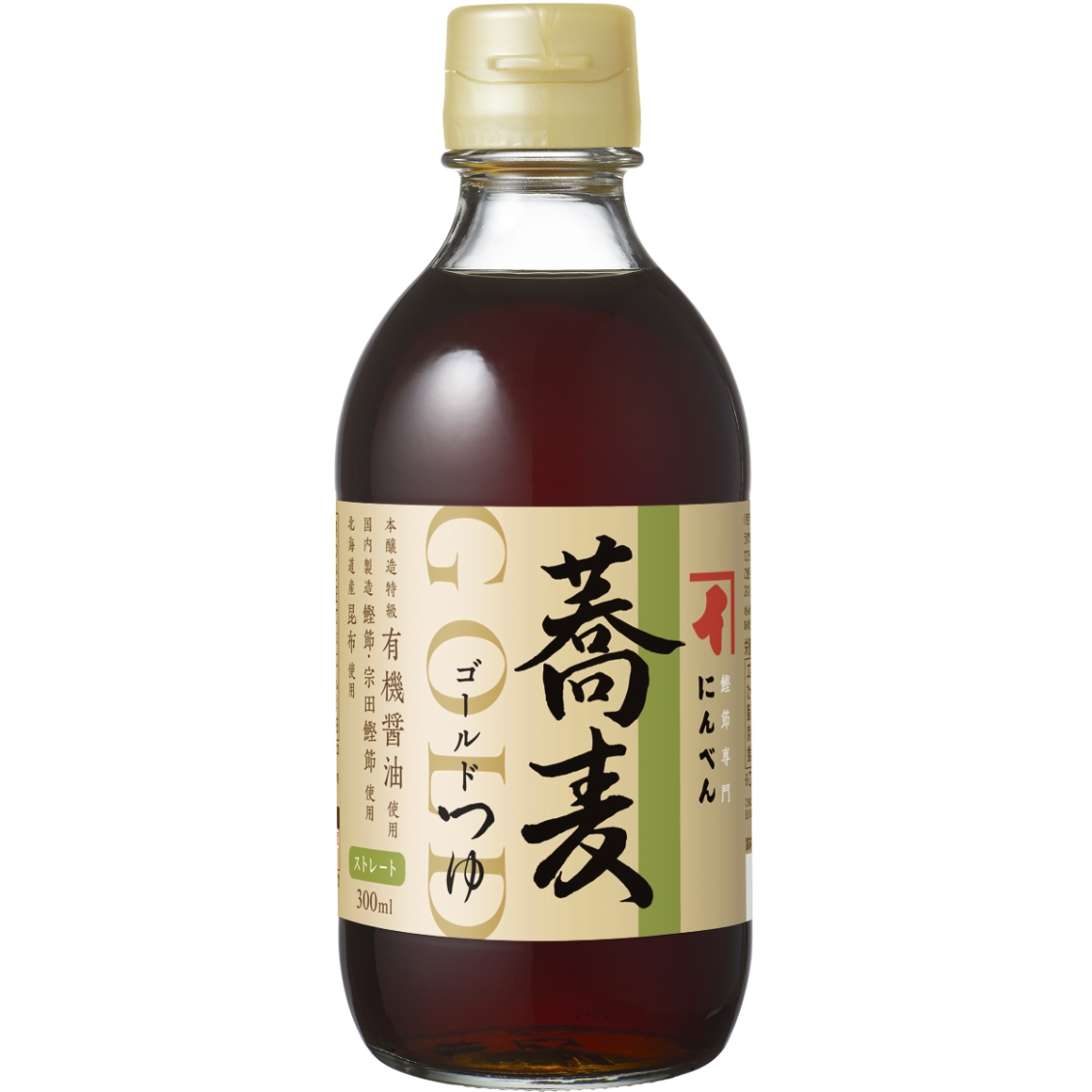 ゴールドつゆ 蕎麦 300ml(ストレート)