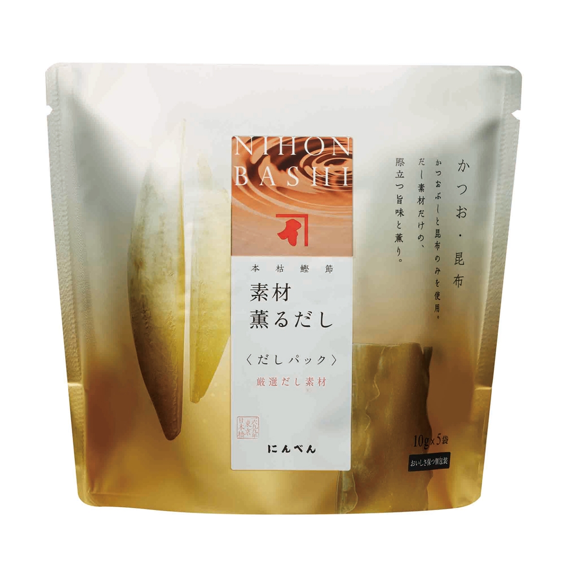 素材薫るだし かつお・昆布10g×5袋