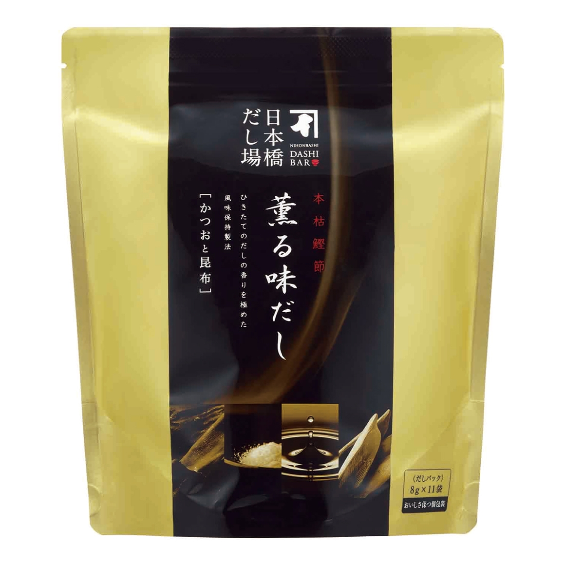 薫る味だし かつおと昆布 11袋入
