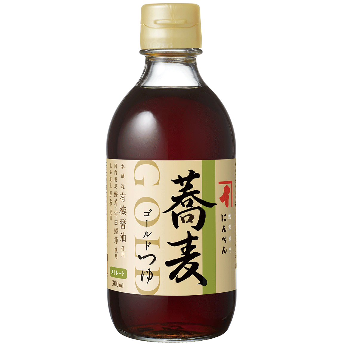 ゴールドつゆ 蕎麦 300ml(ストレート)