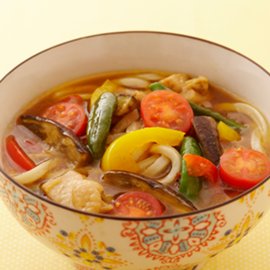 夏野菜カレーうどんの写真