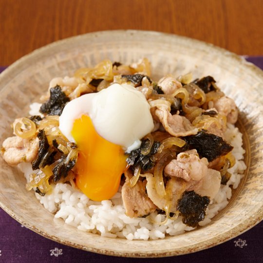 海苔豚丼(つゆの素使用)の写真