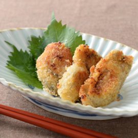 かきの香りパン粉焼き