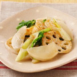 冬野菜の白だしきんぴら風（白だし使用）