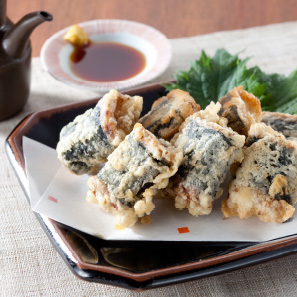 長芋の天ぷら（海苔かつお風味）の写真