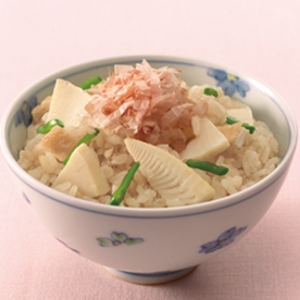 たけのこご飯（白だし使用）