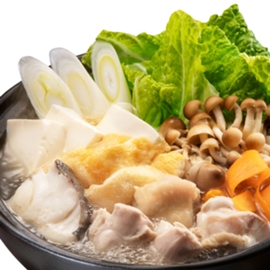 寄せ鍋（白だし使用）