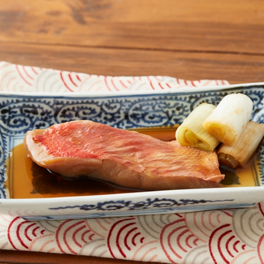 レンチン煮魚(濃い味だし使用)の写真