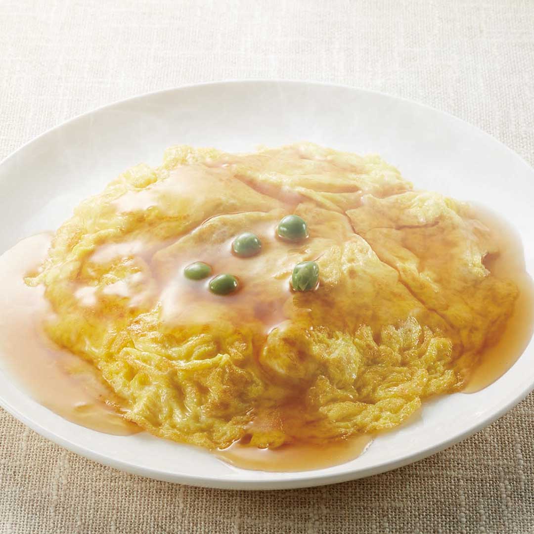 だし餡かけ かに玉｜レシピ｜株式会社にんべん