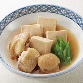 高野豆腐と鶏肉の煮物の写真