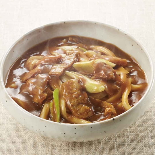 カレーうどん（つゆの素使用）の写真