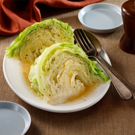 ぶつ切りキャベツのだし煮（濃い味だし使用）
