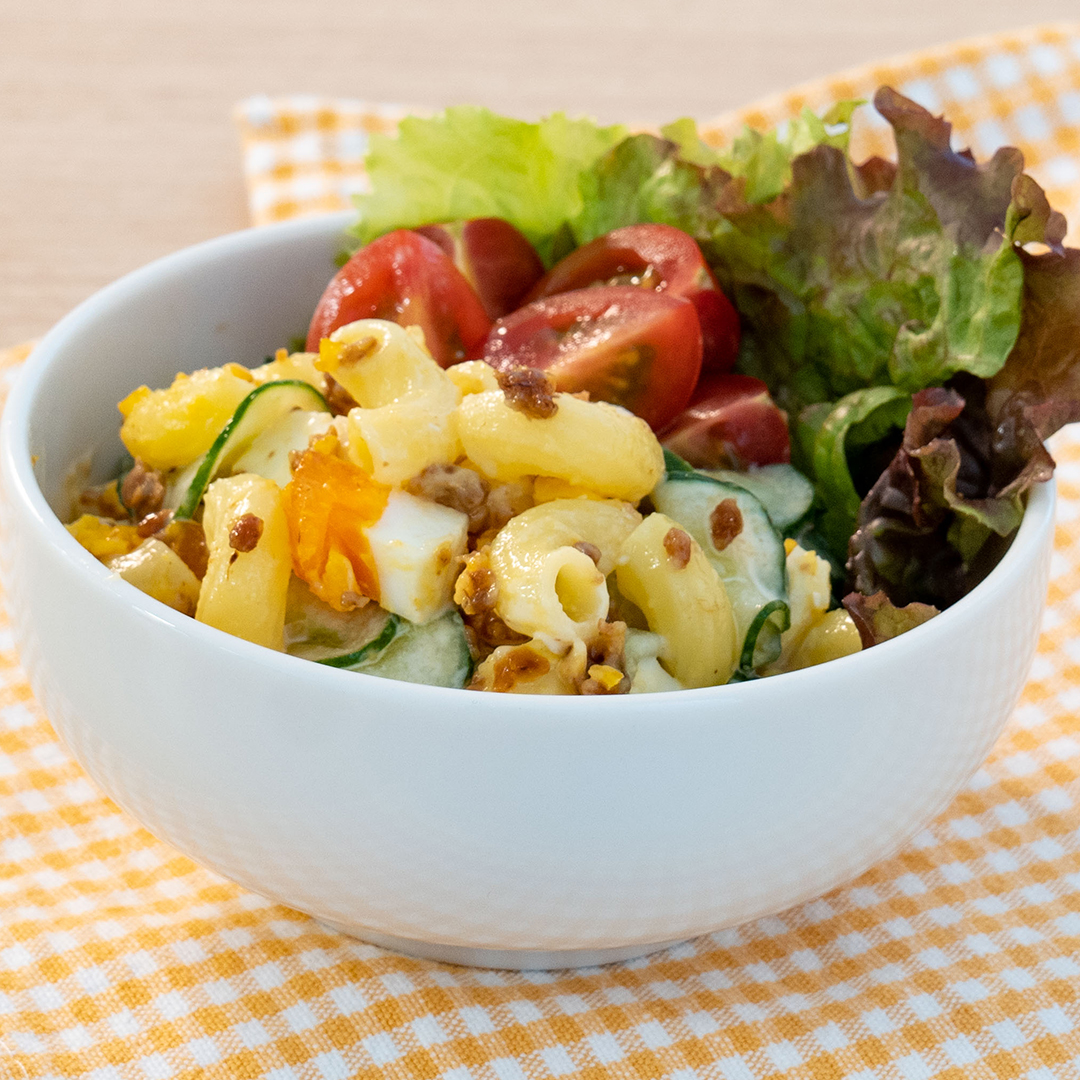 マカロニサラダ ｜レシピ｜株式会社にんべん