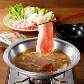 あとのせ鰹節が香るしゃぶしゃぶ鍋