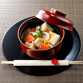 お雑煮（つゆの素使用）の写真