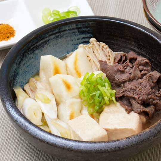 餅入り肉豆腐(つゆの素使用)の写真