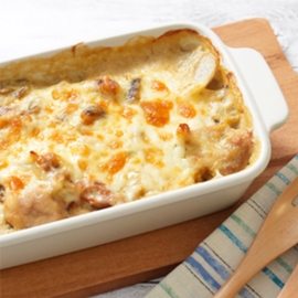 かつお節香る里芋グラタン(つゆの素使用)の写真