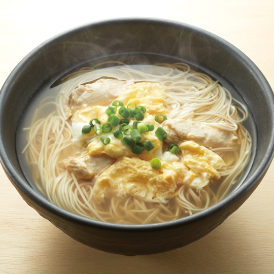 ふわふわ玉子のにゅう麺の写真
