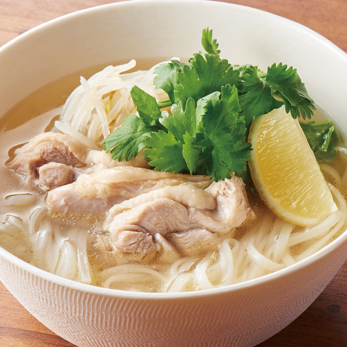 鶏肉の和風フォー｜レシピ｜株式会社にんべん
