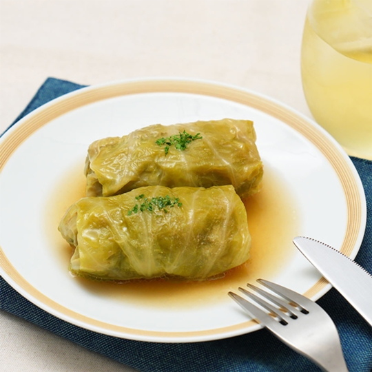 だし香る和風ロールキャベツの写真